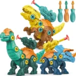 Dinosaurio Armable Lanza Dardo C/ Desarmador