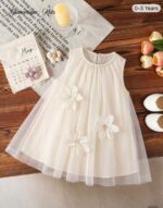 Kids Vestido de Malla de Niña-Bebé