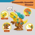 Dinosaurio Armable Lanza Dardo C/ Desarmador - Imagen 2