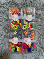 Set de mini ganchitos y mini coletas para cabello - Imagen 2