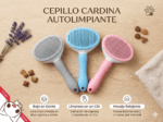 Cepillo Quita Pelo con Botón Autolimpiante