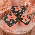 Set De 3 Cajas De Regalo Nidadas En Forma De Corazón - Imagen 2