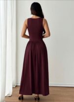 Vestido Largo Elegante de Fiesta de Dama-Sku: DL-006 - Imagen 3