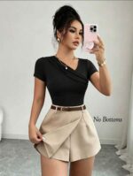 Camiseta Casual de Dama-Sku: DS-005