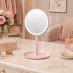 Espejo Cosmético De Mesa Con Luz LED Integrada - Imagen 2