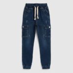 Pantalón Jean Jogger Cargo Urbano para Niño-Sku: V11-12A-N006
