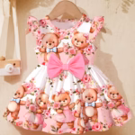 Vestido Sweet Teddy Bears para niña-Bebé-Sku: M18-24M-010