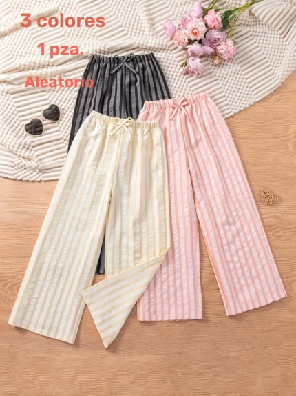 Pantalón Ancho de Niña-Sku:M6-7A-024