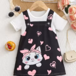 Vestido Estilo Jumper para niña-Bebé-Sku: M9-12M-018
