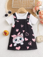 Vestido Estilo Jumper para niña-Bebé-Sku: M9-12M-018