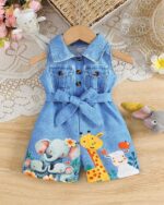 Kids Overoll de Niña-Bebé-Sku: M9-12M-15