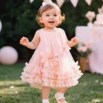 Kids Vestido de Malla de Niña-Bebé-Sku: M9-18M-016