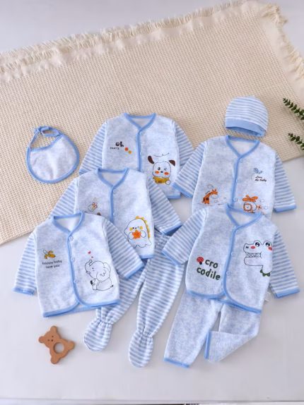 Kids Conjunto Ropón de Niño-Bebé-Sku: V0-3M-012