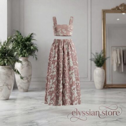 Conjunto Falda Larga y Top-Sku: DSM-0012