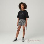 Short Jean Cargo Urbano Gris para Niña-Sku: M8-9A-N015 - Imagen 2