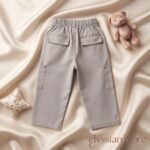 Pantalón Cargo de Gabardina Suave para Niño-Sku: V4-5A-N016 - Imagen 3