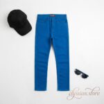 Pantalón Jean Slim Fit Eléctrico para Niño-Sku: V11-12A-N020