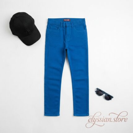 Pantalón Jean Slim Fit Eléctrico para Niño-Sku: V11-12A-N020