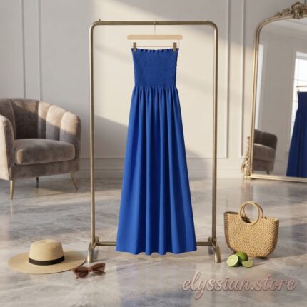 Vestido Largo De Estilo Veraniego-Sku: DSL-0007